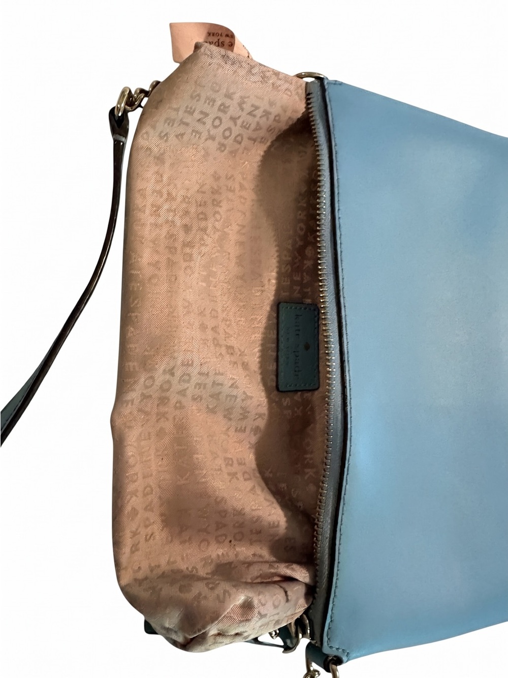 Kate Spade Sawyer Street Declan Crossbody bag in a seaside blue - Picture 6 of 8
